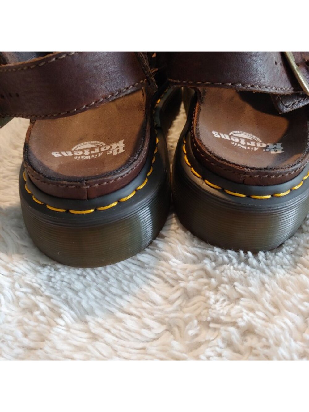 Dr Martens Wrenlie Chunky FIsherman Grizzly Leather Sandals Streetwear Gorp 9 - Picture 8 of 12